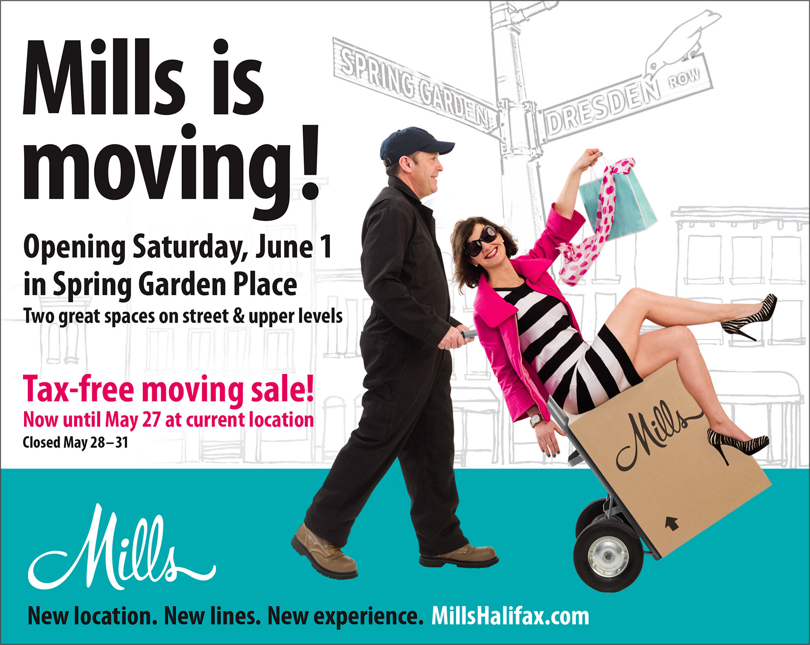 Mills is Moving Ad